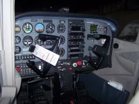 Einsatzflugzeug der CAP Cockpit